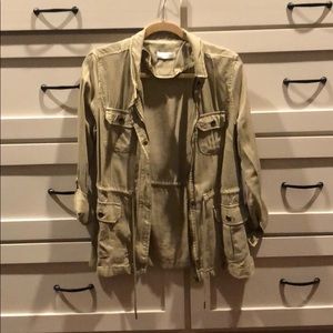 Grace & Lace Khaki Cargo Jacket